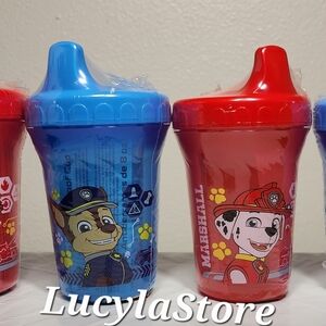 Nickelodeon Spill Proof Cups - Red and Blue